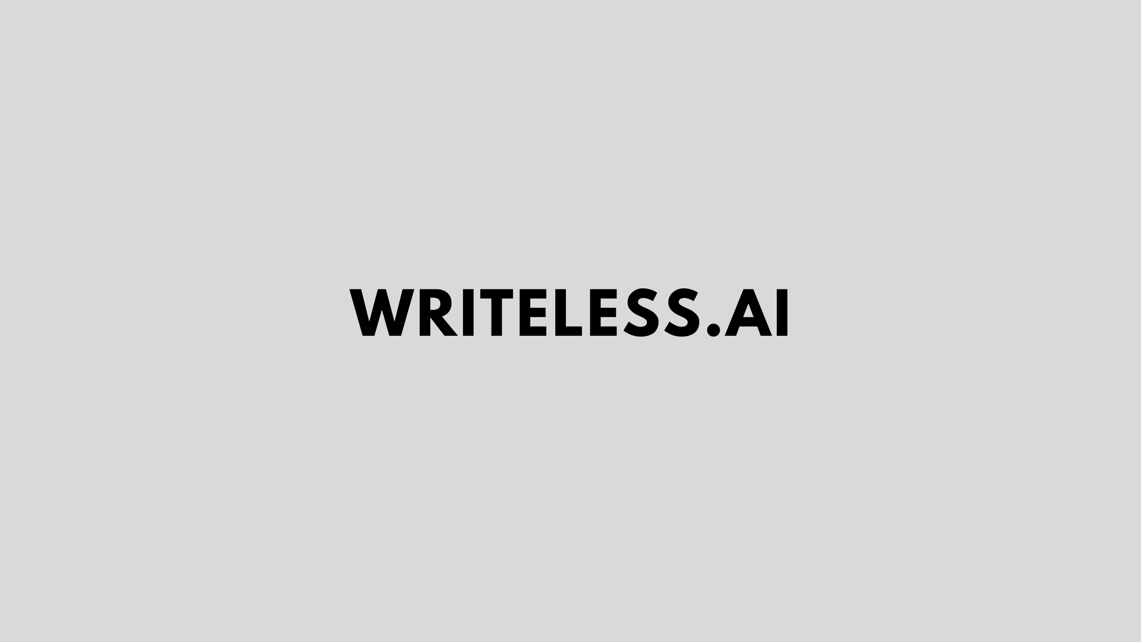 writeless ai