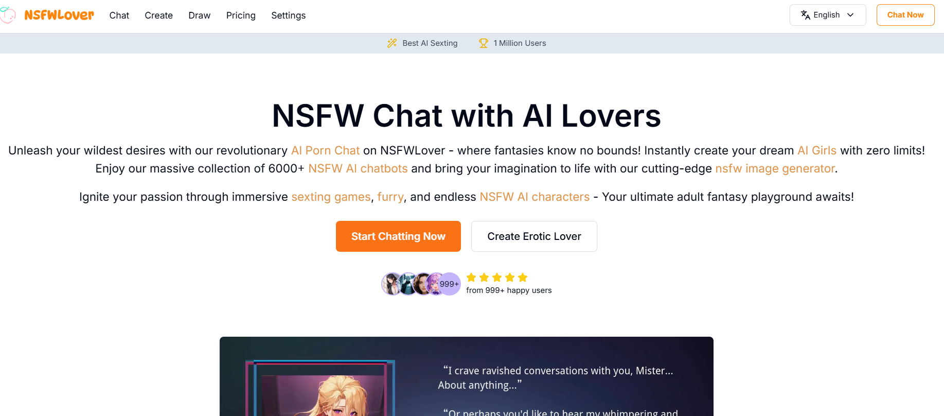 NSFWLover Review 2025: The Ultimate AI NSFW Chatbot Experience