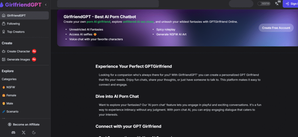 GirlfriendGPT AI review